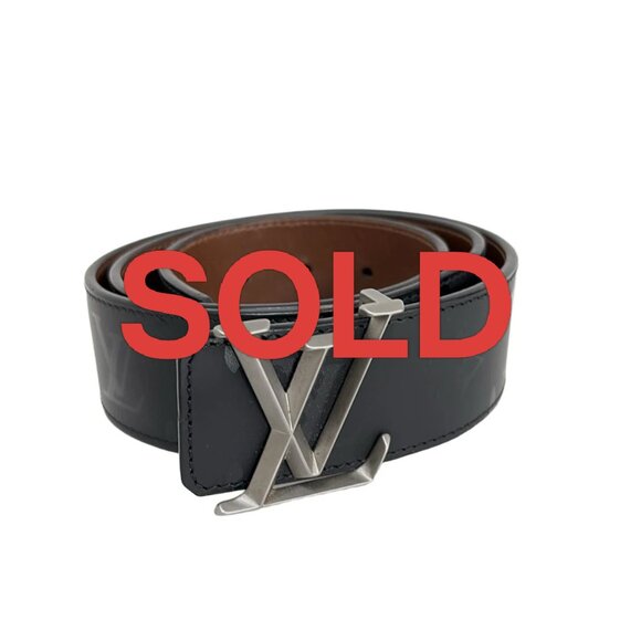 LOUIS VUITTON Initial Sunture Pyramid LV Noir Others - Belt 431-050625 - Picture 1 of 4